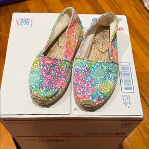 Lilly Pulitzer Colorful Floral Espadrilles